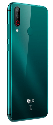 lg w30 aurora green colour