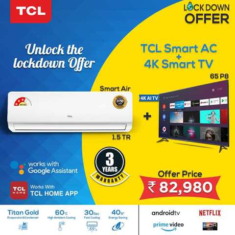 tcl ac tv lockdown offer