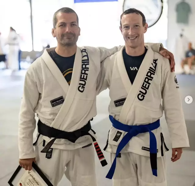 mark zuckerberg with trainer