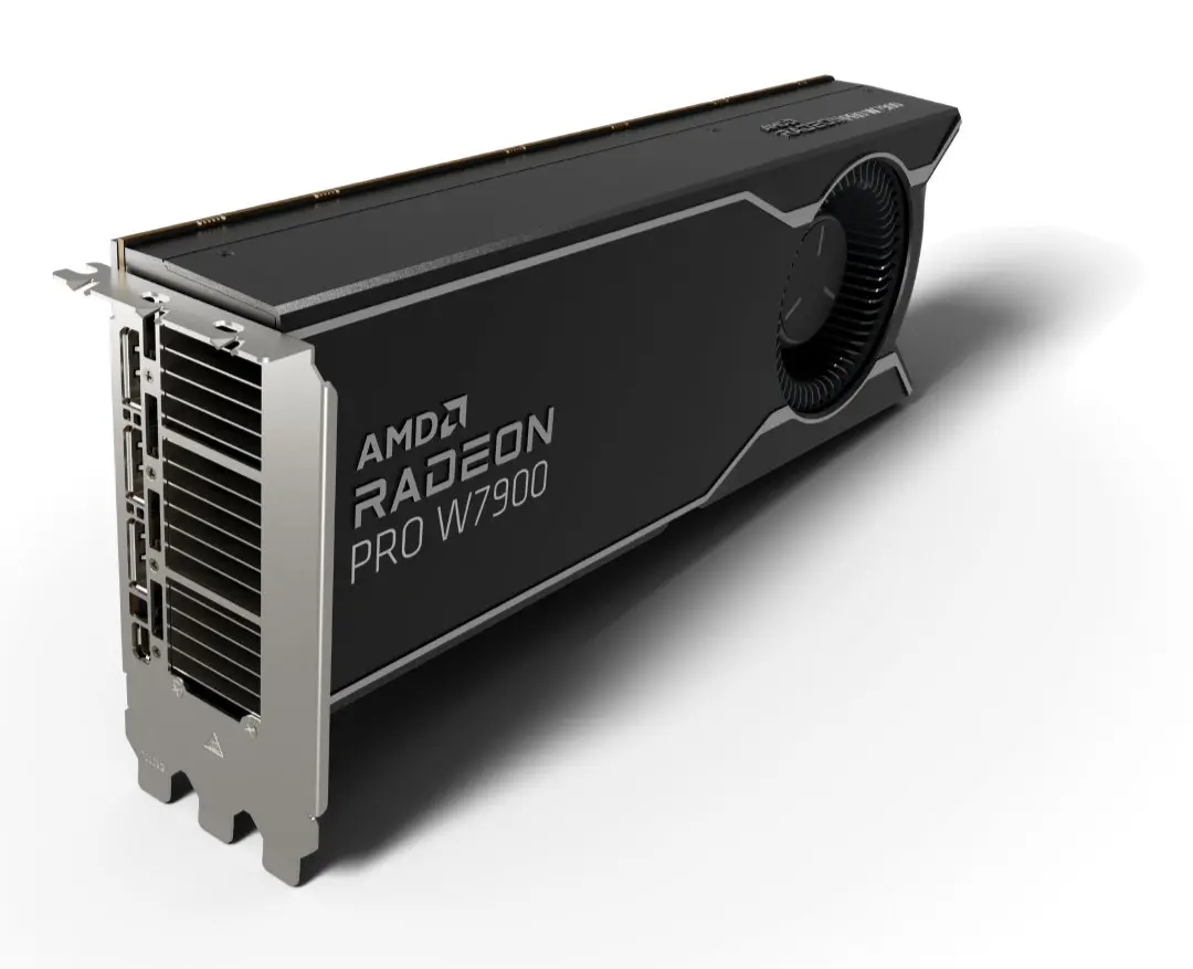 Radeon PRO W7900 graphics card