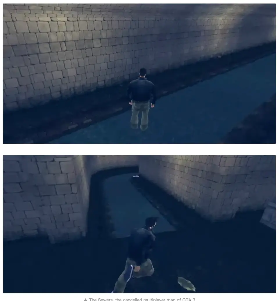 the sewers cancelled map gta 3